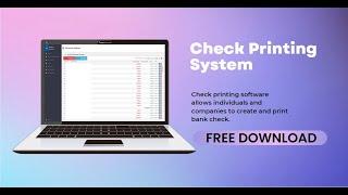 Check Printing System v1.0.1 | Sir Paya