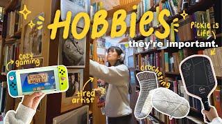 ARTIST VLOG | why hobbies are important getting productive and battling burn out