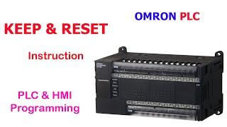 KEEP & RESET | OMRON PLC & HMI PROGRAMMING #EEE_QUICK_LEARN