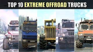 Snowrunner Top 10 Best Offroad Trucks | Extreme Offroaders