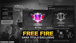 GARENA dara TITULO a los MEJORES JUGADORES de todo FREE FIRE