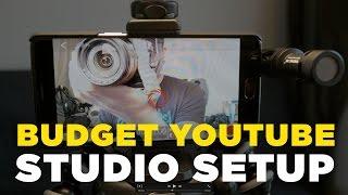 Budget studio setup for Youtube