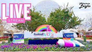 LIVE Opening Day EPCOT Festival of the Arts - Disney Art, Food, Fun!