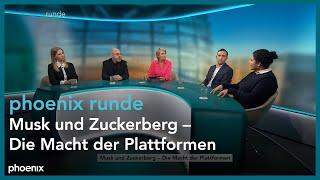 phoenix runde: Musk und Zuckerberg – Die Macht der Plattformen | 09.01.2025