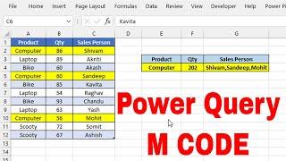 Power Query M Code Practical Example