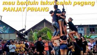 LUCU Panjat pinang gadis desa,sampai melorot #hiburanrakyat #hiburanlucu #panjatpinang