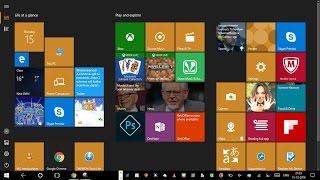 windows 10 desktop icons not showing  |start menu appear on full screen 2016