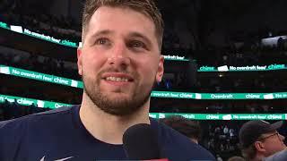 Luka Doncic PostGame Interview | LA Clippers vs Dallas Mavericks