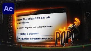 AFTER EFFECTS TRAVANDO! COMO OTIMIZAR 100% O PROGRAMA EM 2024