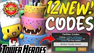  NEW   TOWER HEROES CODES |UPDATE CODES FOR TOWER HEROES IN 2024! TOWER HEROES REDEEM CODES