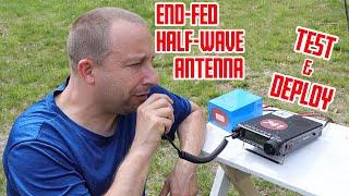EFHW End-Fed Half-Wave Antenna Kit | Part Two: TEST & DEPLOY