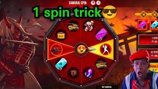 samurai spin event | samurai bundle 1 spin trick | free fire new event | FF new event | new event ff