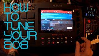 How to tune your 808 on an Akai MPC Live/Live2/One (4K)