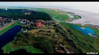 Сверху 4К Sankt Peter Ording Germany