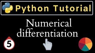 Numerical differentiation of discrete data in python | complete tutorial
