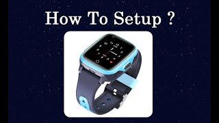 SeTracker 4G WiFi+LBS+GPS Waterproof Video Call Kids Smart Watch- Blue (Setup Video)