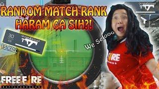 RANDOM MATCH RANK PAKE GROZA HARAM GA SIH ?!! ( ngakak online ) - garena free fire