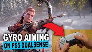 Aim by Moving Controller - Gyro Aiming Option on PS5 DualSense Controller - Horizon Forbidden West