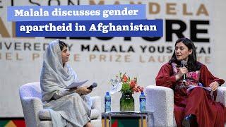 Malala discusses gender apartheid with Afghan and South African activists