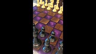 Almost IMPOSSIBLE chessboard. #shorts #epoxy #chess