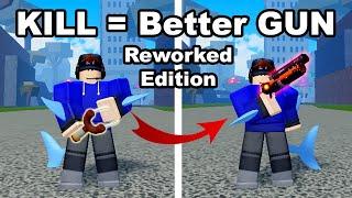 If I get a Kill = I Get a Better Gun (Reworked Edition) In Roblox Blox Fruits...