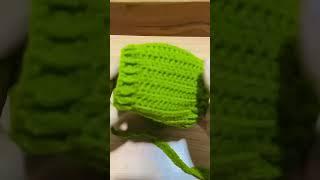 Crochet frog earmuffs #crochet