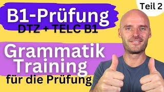 Welche Grammatikthemen sind wichtig für die Prüfung? | TELC B1 Grammatik-Training | Teil 2