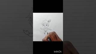 Krishna drawing /easy drawing #shorts #youtubeshorts #youtubepartner #drawing  #creativeart