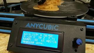 Old classic in action - Anycubic Kossel Plus (Linear) 3D printer