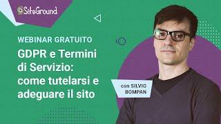 GDPR E TERMINI DI SERVIZIO: COME TUTELARE IL TUO SITO WEB