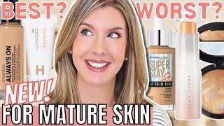 5 BEST & WORST New Foundations for Mature Skin 2023 | Foundation Roundup