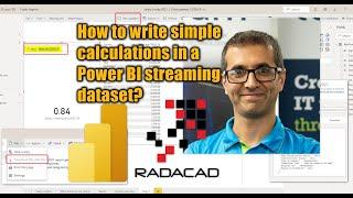 How to write simple calculations in a Power BI streaming dataset