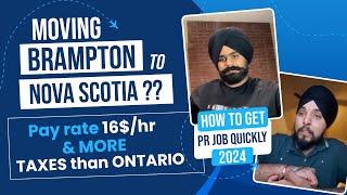 +2 Students - PR in NOVA SCOTIA 2024TRUE FACTS || GET JOB FIRST || EXPENSIVE || Jass Virdi Canada