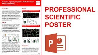 How to Make a Research Poster in PowerPoint (like a scientific illustrator)