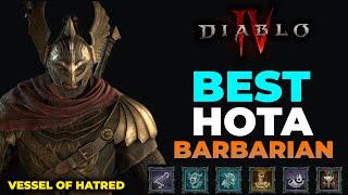 The BEST Hammer of the ANCIENTS Barbarian Season 6 Build Vessel of Hatred - Diablo 4