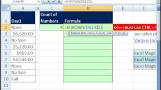 Excel Magic Trick 359: Part 2: Return Multiple Items From One Lookup Value for Column w Formula