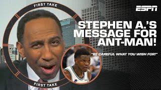 BE CAREFUL WHAT YOU WISH FOR! - Stephen A. WARNS Ant-Man for CALLING OUT Kyrie Irving | First Take