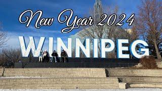 New Year 2024 at The Forks Winnipeg Manitoba