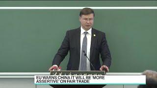 EU-China Trade Relations ‘At a Crossroads’: Valdis Dombrovskis