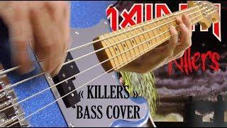 "KILLERS"   Iron Maiden   bass cover Full HD vid AND sound !