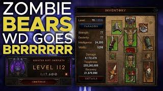 Diablo 3 - Insane GR Speed Farm Zombie Bears WD Guide