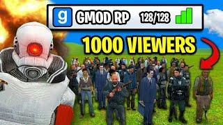 Getting 1000 PLAYERS to Join a Gmod SERVER