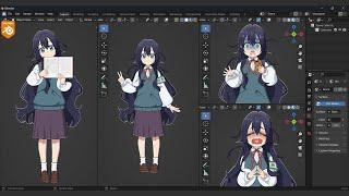 How to make Anime girl in Blender