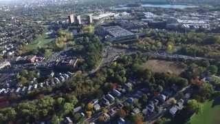 From Spy Pond to Fresh Pond, Arlington and Cambridge, Drone Footage (Full Flight)