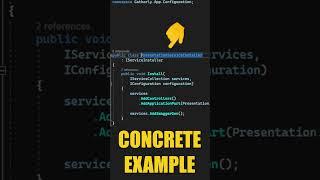 Automatic Dependency Injection Using IServiceInstaller #shorts