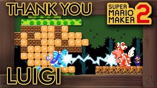Super Mario Maker 2 - Amazing "Thank You, Luigi" Level