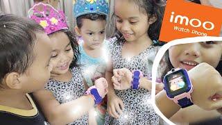 Surprise birthday party untuk airis & airin dapat jam telifon #imoowatch