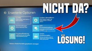 UEFI Firmware Einstellungen nicht vorhanden | BIOS wird nicht angezeigt Windows 10 & 11