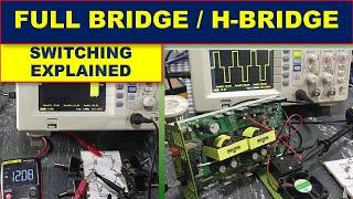 {501} Full Bridge Switching Topology, Full or H Bridge Converter Explained, Practical Circuit