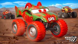 Zombie Dragon Monster Truck's Rampage - Monster Trucks Insane Rescue Adventure